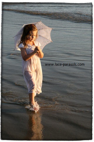 Melissa's daughters at the beach